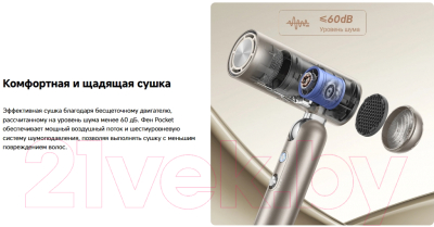 Фен Dreame Hairdryer Pocket / AHD51
