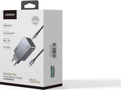 Зарядное устройство сетевое Ugreen X757 / 25874