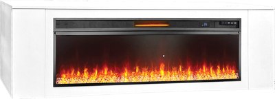 Портал для камина Смолком Dakota F 2D V60 (бьянко белый) - фото