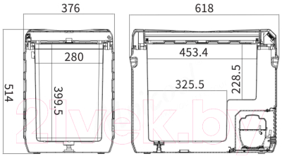 Автохолодильник Alpicool NL50
