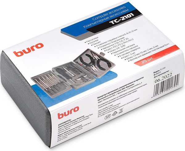 Универсальный набор инструментов Buro TC-2101