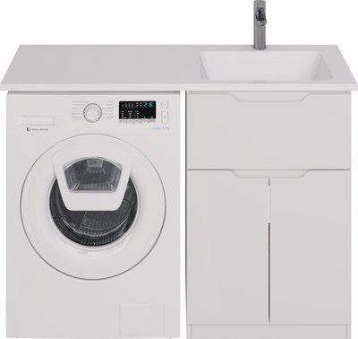 Тумба с умывальником Dreja Vega 60 + Wing 120 R