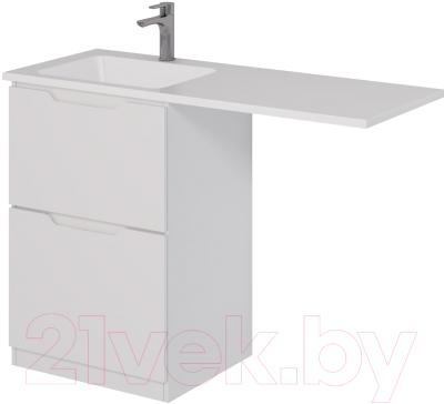 Тумба с умывальником Dreja Bona 60 + Wing 120 L