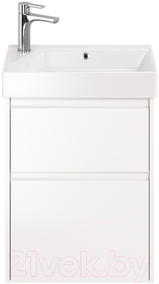Тумба с умывальником Dreja Slim 55 / 99.0400 + Синерджи 55