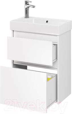 Тумба с умывальником Dreja Slim 55 / 99.0400 + Синерджи 55