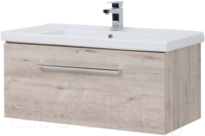 Тумба с умывальником Dreja Big Inn 100 / 77.0206D + Гармония 100 - фото