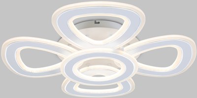 Люстра Ambrella FA8925/4+1 WH/CH (белый/хром) - фото