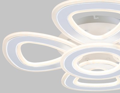 Люстра Ambrella FA8925/4+1 WH/CH (белый/хром)