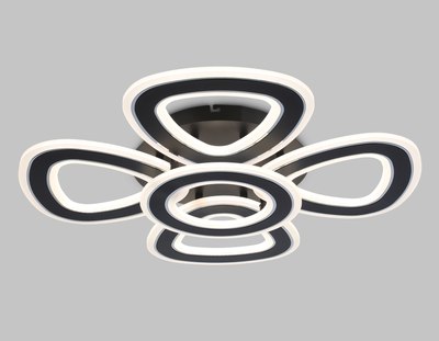 Люстра Ambrella FA8926/4+1 BK/CH (черный/хром) - фото