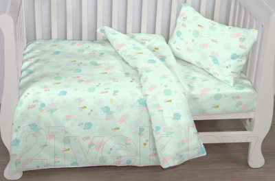 Комплект постельный для малышей АртПостель Зайчата 922 - фото