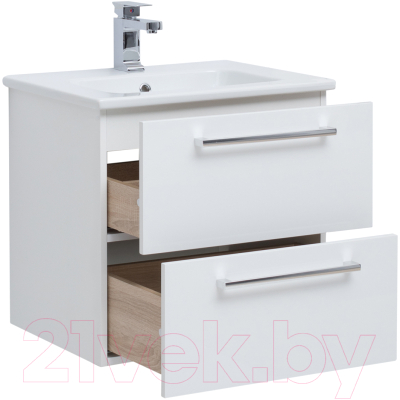 Тумба с умывальником Dreja Gio 60 + Эйфория-60