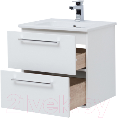 Тумба с умывальником Dreja Gio 60 + Эйфория-60