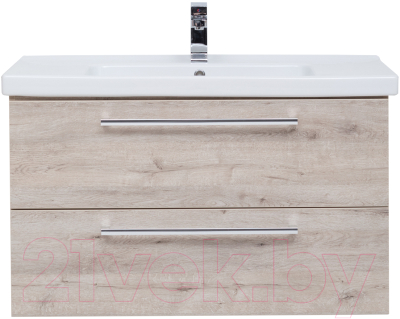 Тумба с умывальником Dreja Gio 100 / 77.0106D + Эйфория 100