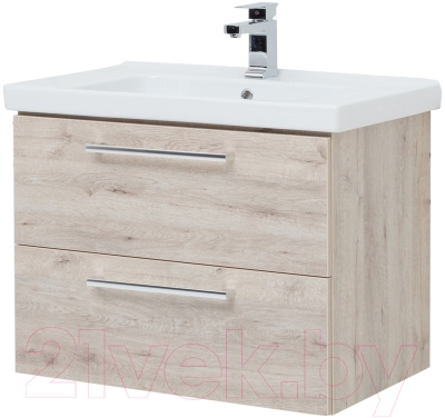 Тумба с умывальником Dreja Gio 80 / 77.0104D + Эйфория 80 - фото