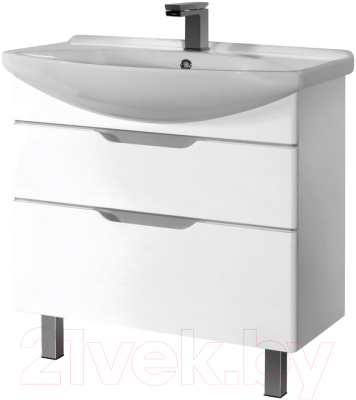 Тумба с умывальником Dreja Laguna Plus + Лагуна 105 - фото