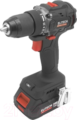 Аккумуляторная дрель-шуруповерт Elitech CD 20SL2 (205717) - фото