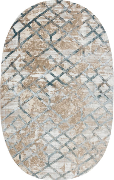 Ковер Radjab Carpet Бьянка Овал K551B / 11287RK-B - фото