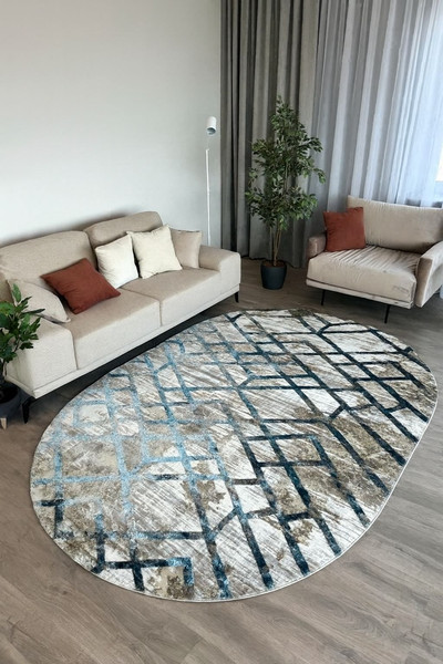 Ковер Radjab Carpet Бьянка Овал K551B / 11286RK-B