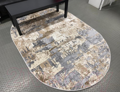 Ковер Radjab Carpet Бьянка Овал D056A / 8793RK-B