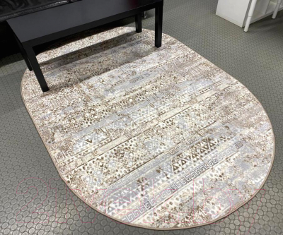 Ковер Radjab Carpet Бьянка Овал D057A / 8796RK-B