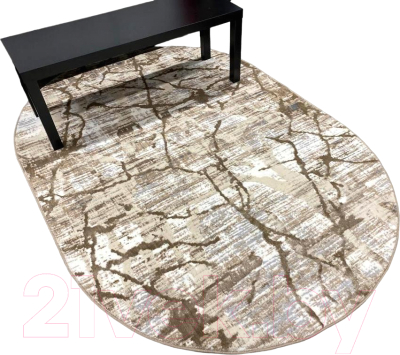 Ковер Radjab Carpet Бьянка Овал D059A / 10611RK-B - фото