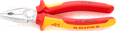 Плоскогубцы Knipex VDE 1000V / 0306200SB - фото
