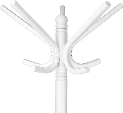 Вешалка для одежды Мебелик В 8Н (белый)