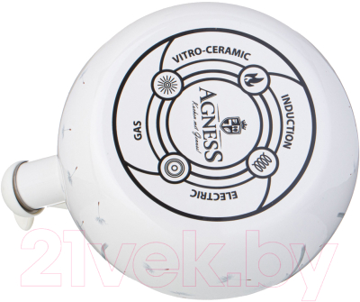Чайник со свистком Agness 943-054