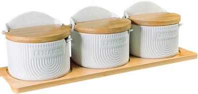 Набор емкостей для хранения Lenardi Bamboo 140-085 - фото