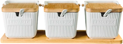 Набор емкостей для хранения Lenardi Bamboo 140-084 - фото