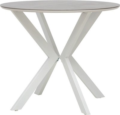 Обеденный стол Импэкс Leset Хокку (белый/бетон) - фото