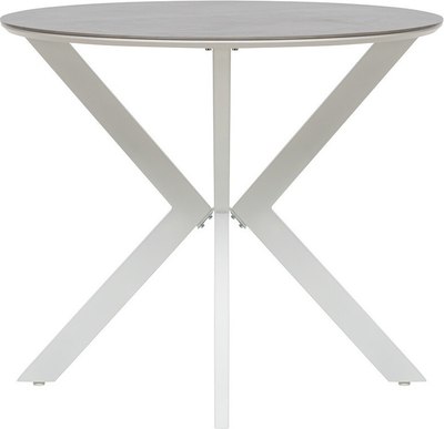 Обеденный стол Импэкс Leset Хокку (белый/бетон)