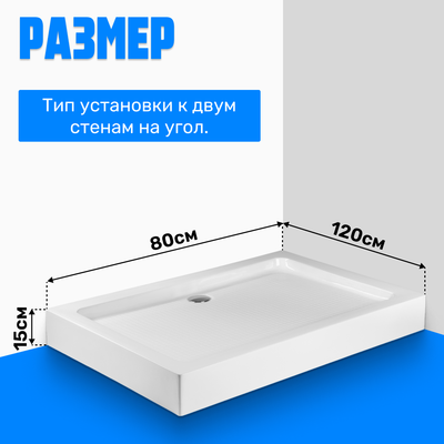 Душевой поддон Saniteco Т004