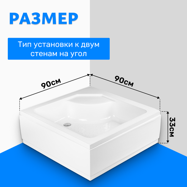 Душевой поддон Saniteco Т006