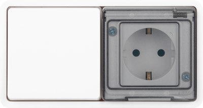 Блок выключатель+розетка ЭРА Эксперт 11-7521-01 / Б0063261