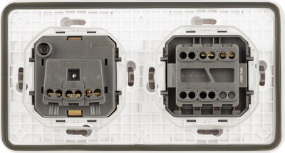 Блок выключатель+розетка ЭРА Эксперт 11-7521-01 / Б0063261