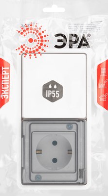 Блок выключатель+розетка ЭРА Эксперт 11-7521-01 / Б0063261