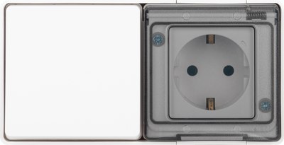 Блок выключатель+розетка ЭРА Эксперт 11-7501-01 / Б0063288