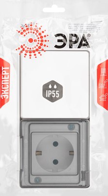 Блок выключатель+розетка ЭРА Эксперт 11-7501-01 / Б0063288