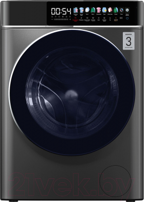 Стирально-сушильная машина Centek CT-1948 (серый) - фото