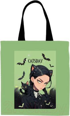 Сумка-шоппер Meshu Catsday / MS_59715 - фото