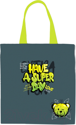 Сумка-шоппер ArtSpace Bear Fun / HB_59688 - фото