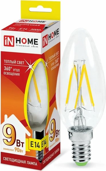 Лампа INhome LED-Свеча-deco / 4690612026183