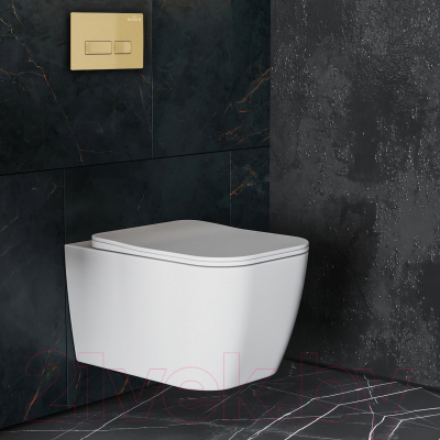 Унитаз подвесной с инсталляцией Roxen StounFix Dual Fresh 968065