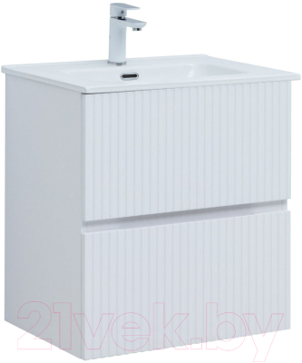 Тумба под умывальник Aquanet Джейн 60 Flat / 335422 - фото