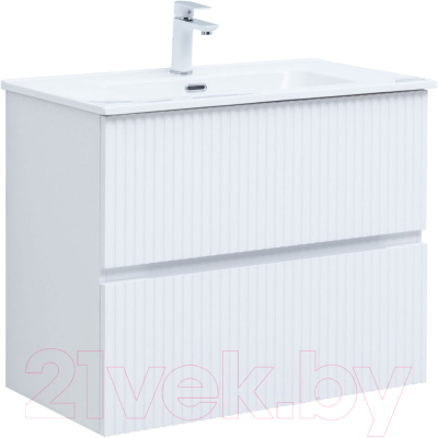 Тумба под умывальник Aquanet Джейн 80 Flat / 335424 - фото