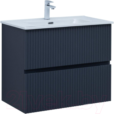 Тумба под умывальник Aquanet Джейн 80 Flat / 335429 - фото