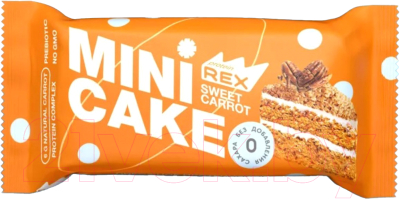 Набор протеиновых пирожных ProteinRex Морковный тортик - фото