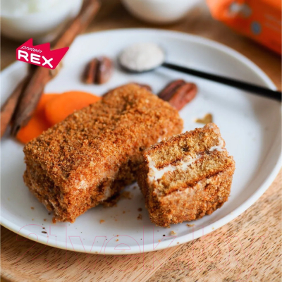Набор протеиновых пирожных ProteinRex Морковный тортик