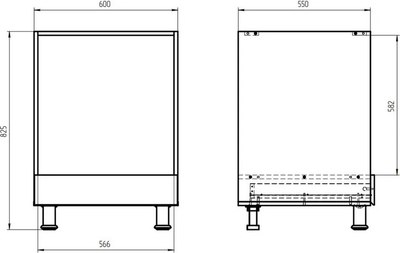 Шкаф под духовку Dipriz Д.70088.2